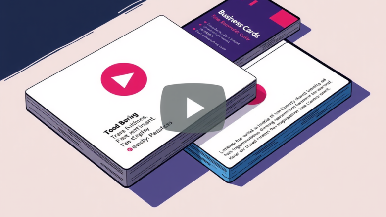 How to Create Multimedia Business Cards with Video