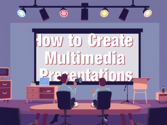 How to Create Multimedia Presentations with 3D Animation