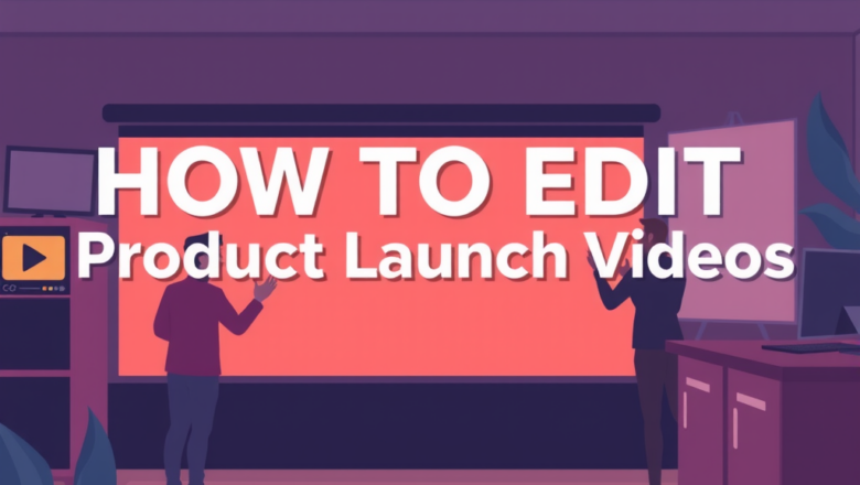 How to Edit Corporate Product Launch Videos