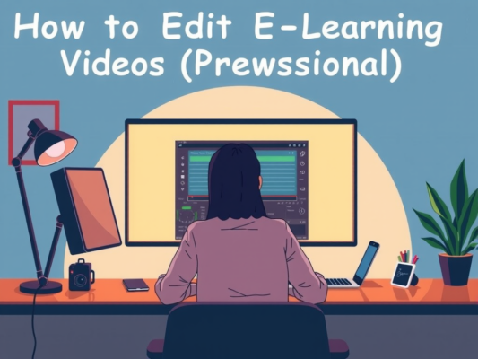 How to Edit E-Learning Course Videos Professionally