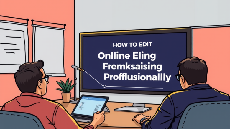 How to Edit Online Fundraising Webinars Professionally