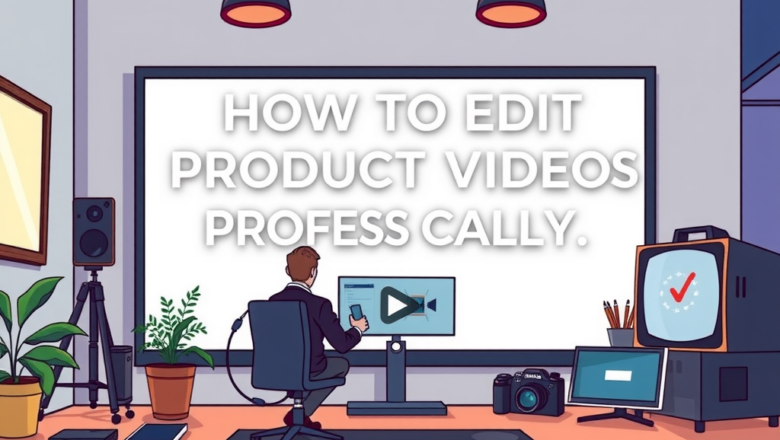 How to Edit Product Showcase Videos Professionally