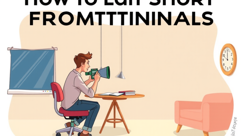 How to Edit Short Promotional Ads Professionally