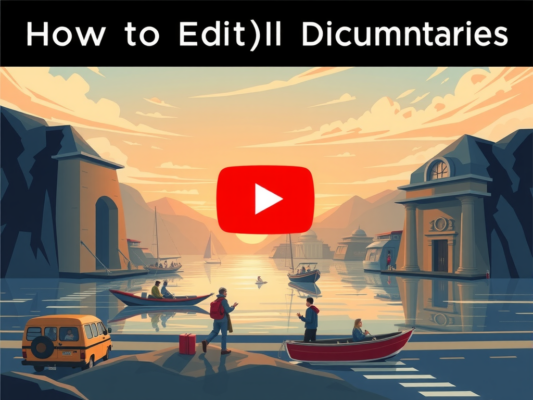 How to Edit Travel Documentaries for YouTube