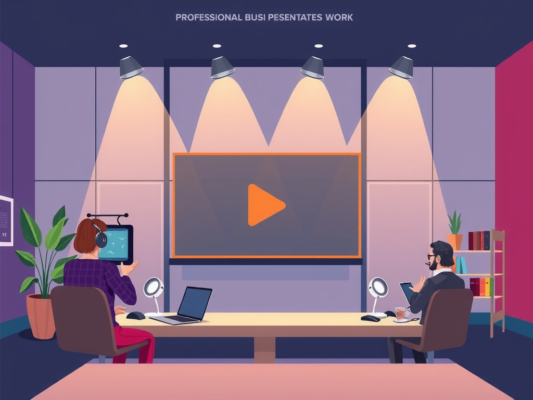 How to Make Professional Business Presentations with Video