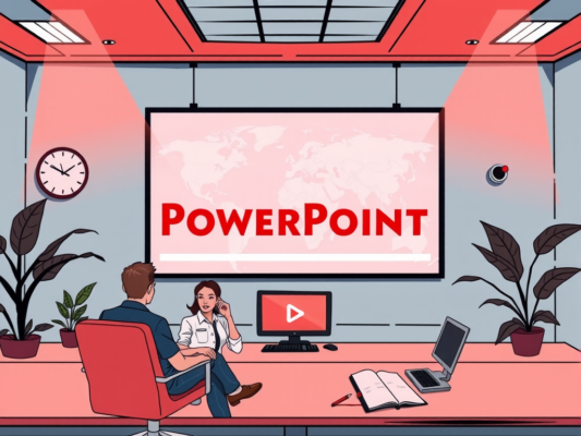 How to Make a PowerPoint with a Video Background