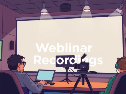 How to Produce Effective Webinar Recordings