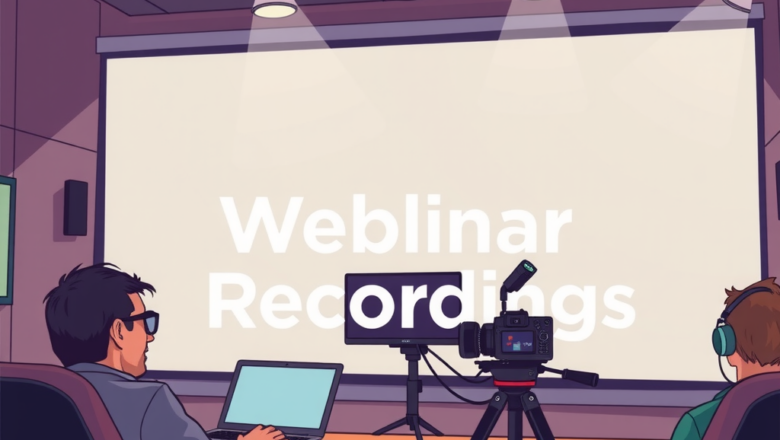 How to Produce Effective Webinar Recordings
