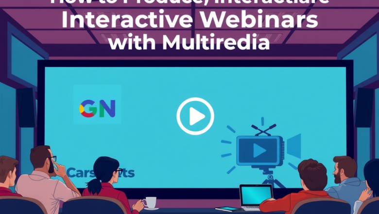 How to Produce Interactive Webinars with Multimedia