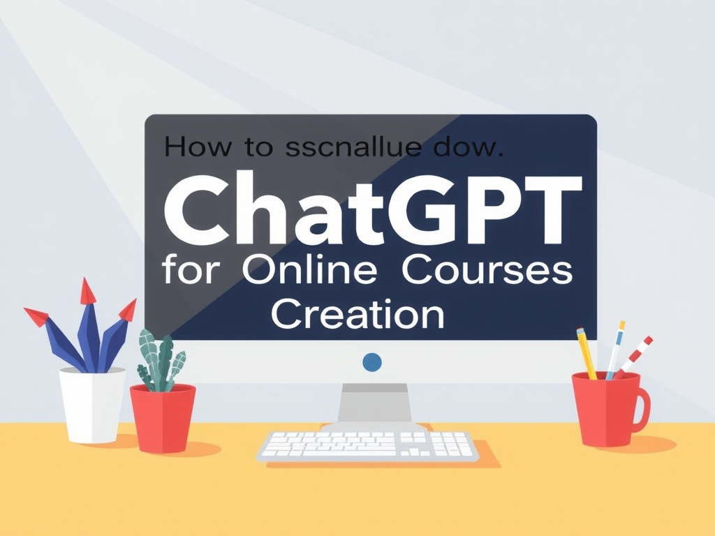 How to use chatgpt for online course creation step by step 1767200864
