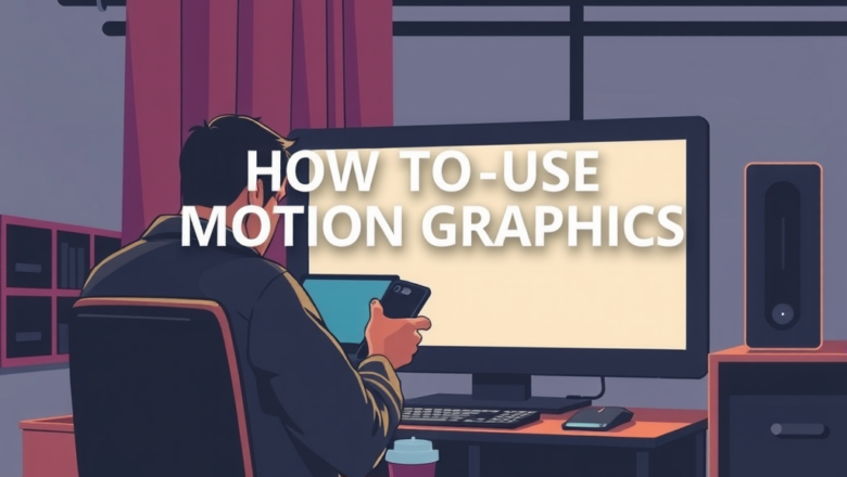 How to Use Motion Graphics in Video Editing Projects