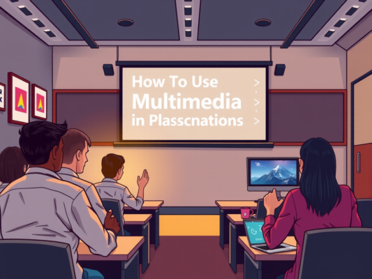 How to Use Multimedia in Classroom Presentations