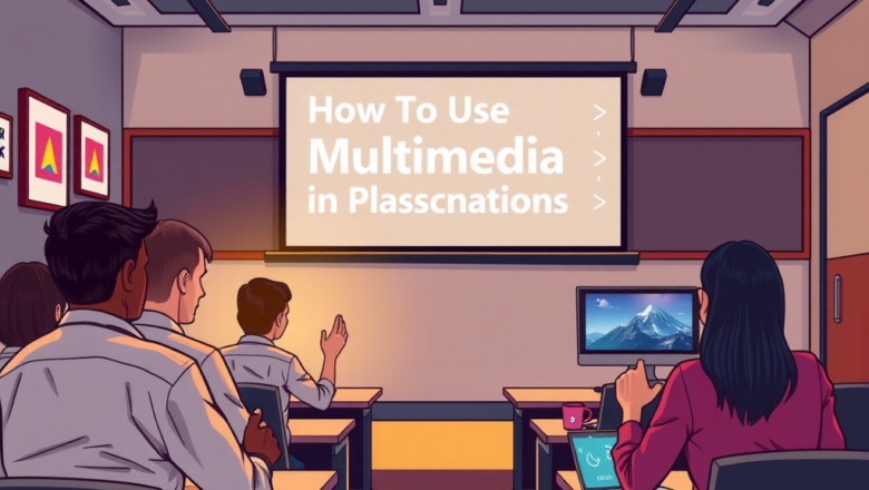 How to Use Multimedia in Classroom Presentations