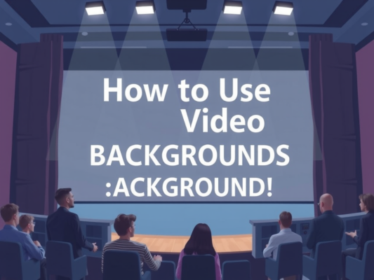 How to Use Video Backgrounds in EasyWorship Software