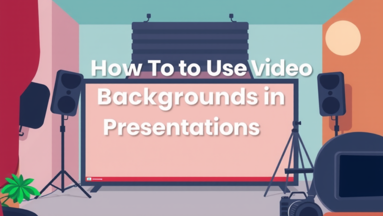 How to Use Video Backgrounds in Presentations