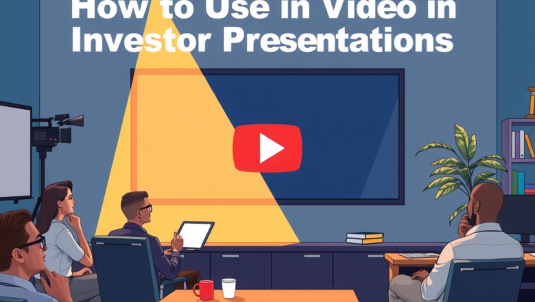 How to Use Video in Investor Presentations