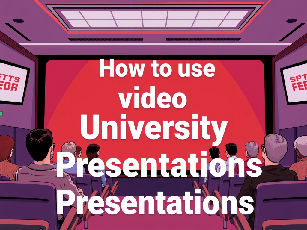How to use video in university presentations 1767079895