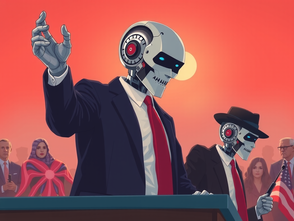 The role of ai art in political satire in the usa 1767206029