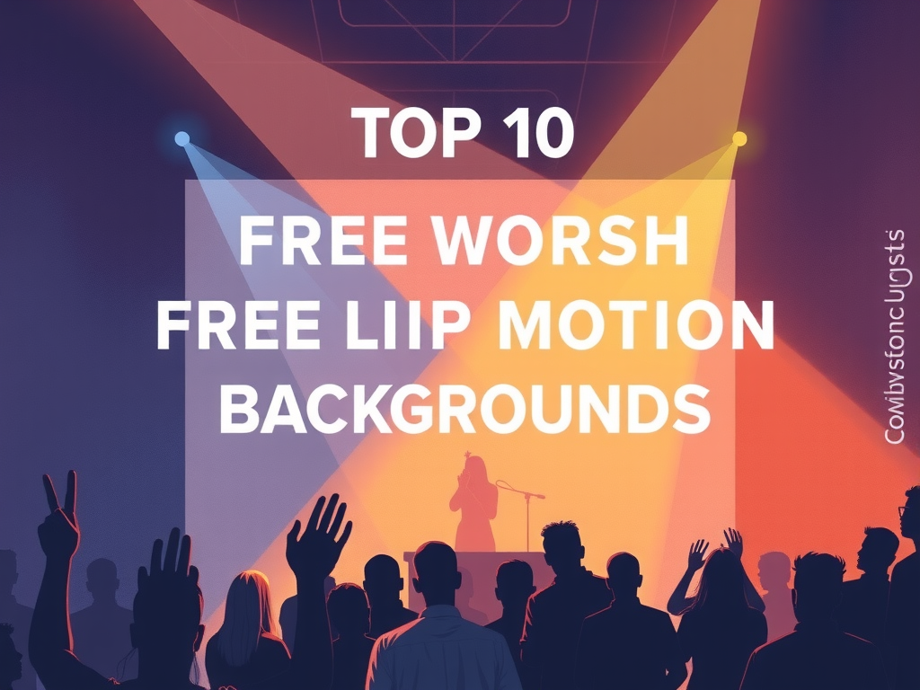 Top 10 free worship motion backgrounds for churches 1767196784