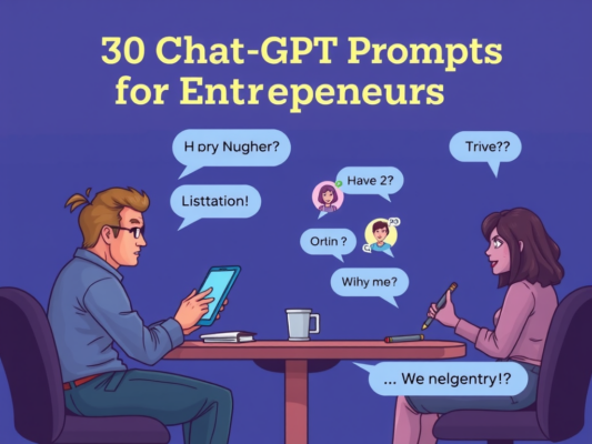 30 ChatGPT Prompts for Entrepreneurs