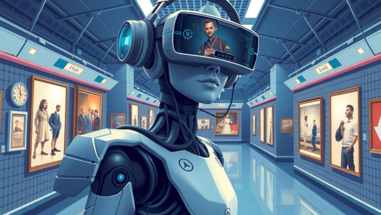 AI in Virtual Reality Art Galleries