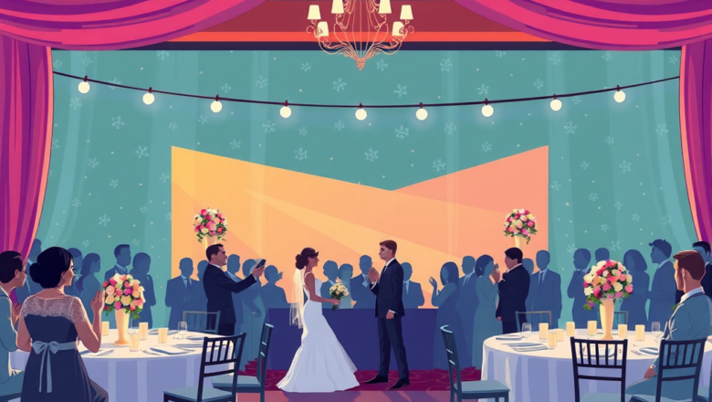 Free Video Backgrounds for Wedding Receptions