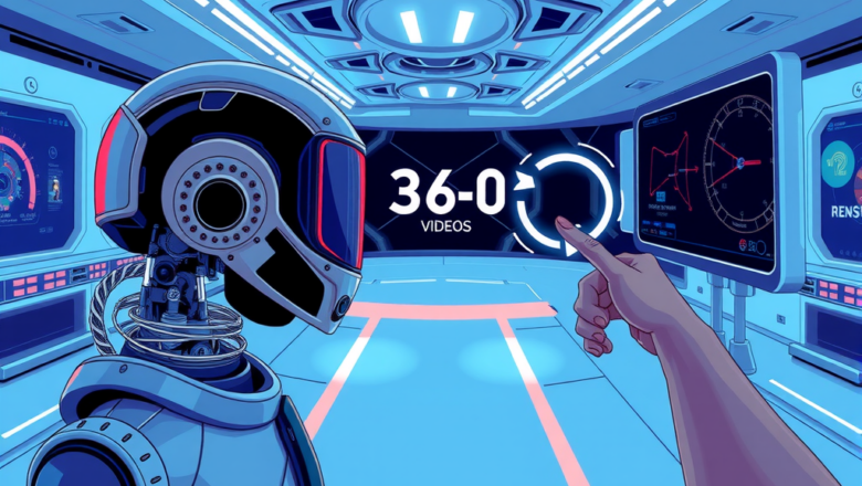 How AI Generates Immersive 360-Degree Videos