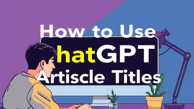 How to Use ChatGPT to Generate Article Titles