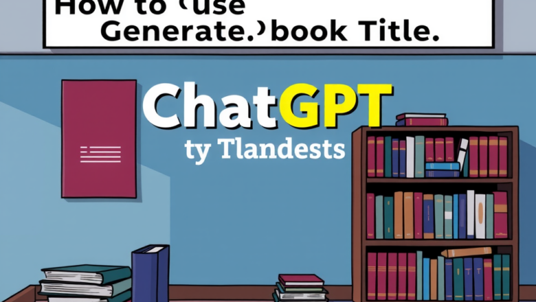 How to Use ChatGPT to Generate Book Titles
