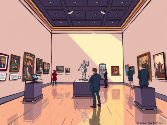 The Role of AI Art in Museums and Exhibitions